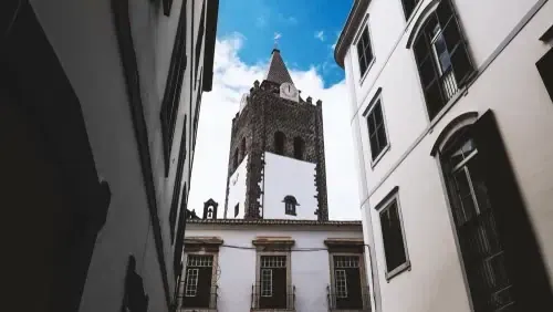 Kirche Santa Clara in der Oberstadt von Funchal, nahe Calçada do Pico