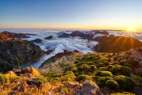 Bergpanorama zwischen Pico do Areeiro und Pico Ruivo