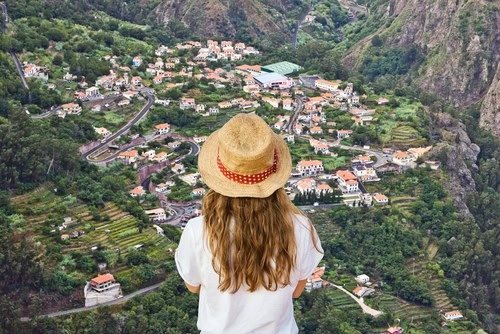 Blick in das Nonnental, Funchal