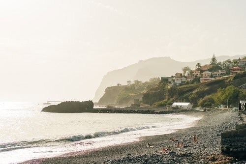 Praia Formosa in Funchal, Madeira